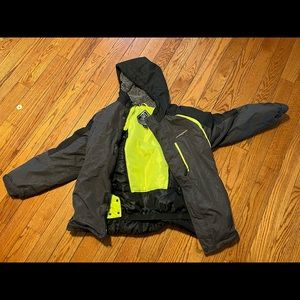 ZeroXposur Boys XL Black and Neon Winter coat